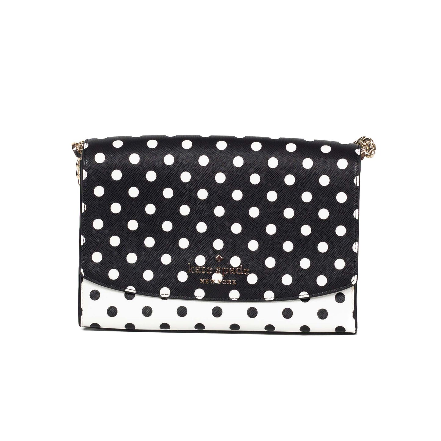 KATE SPADE WKR00647 BLACK POLKA CROSSBODY