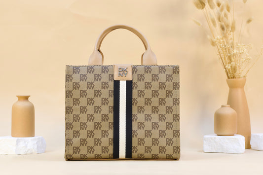 DKNY R54A6R57 HADLEE MD TOTE BROWN