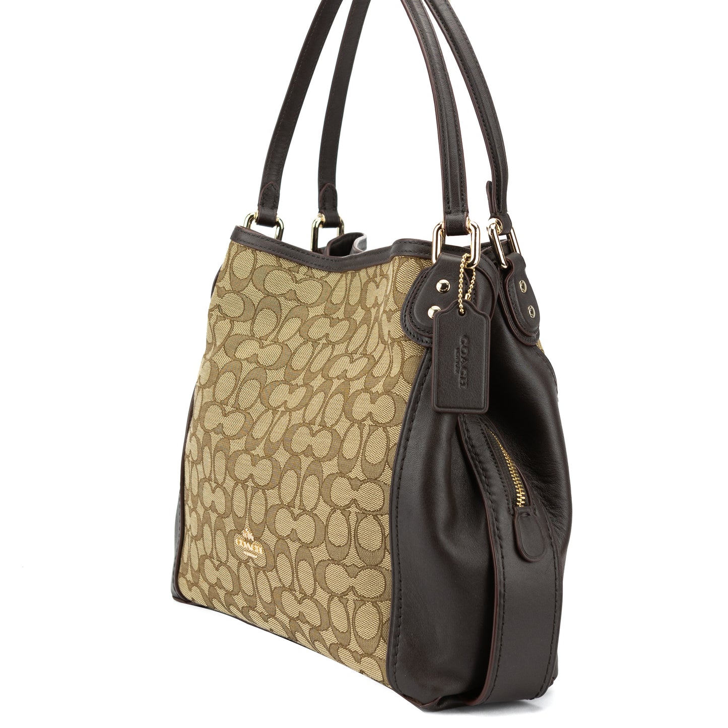 Coach Edie 31 Signature Shoulder Bag