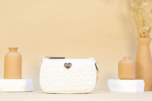 JUICY COUTURE 18JCE4PBU-QWT LOVE YOUR COUTURE CONVETIBLE WRSITLET WHITE TONAL