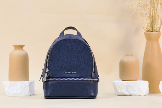 MICHAEL KORS RHEA 35T5SRABOL MINI BACKPACK NAVY