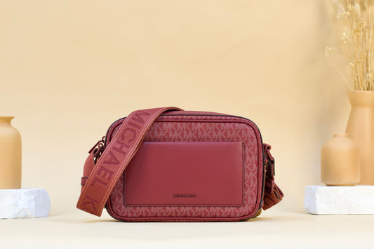 MICHAEL KORS 32T5T5VC9B MAEVE LG EW POCKET CROSSBODY MULBERRY