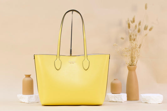 KATE SPADE KC921 BLEECKER SAFFIANO LEATHER BAG SUMMER DAFFODIL