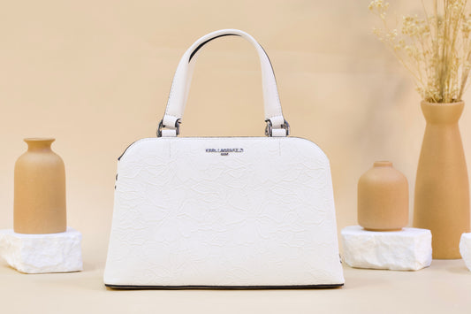 KARL LAGERFELD SATCHEL MAYBELLE LH5DU5CU WHITE