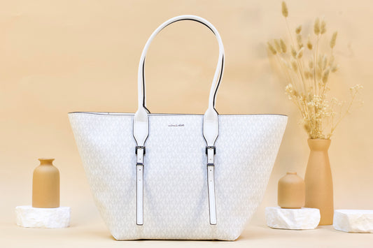 MICHAEL KORS 30R5S90T7V MOORE LG BUCKLE TOTE OPT/ALLUM