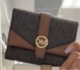 MICHAEL KORS WALLET BROWN