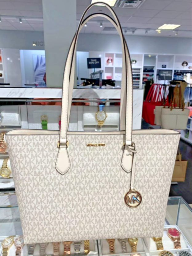 MICHAEL KORS 35S4G6HT9B SHEILA LG MF TOTE LT CRM MULTI