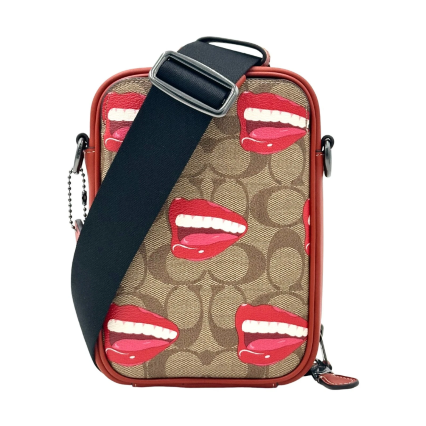 COACH X TOM WESSELMANN STANTON CROSSBODY CQ088 PURSE HANDBAG BAG LIPS MOUTH