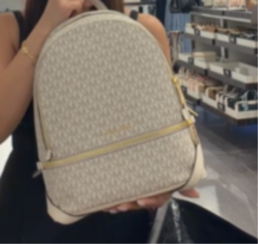 MK BAGPACK VANILLA