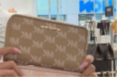 MICHAEL KORS LONG WALLET BROWN