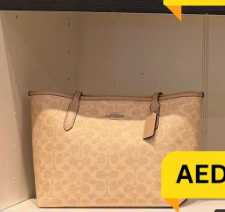COACH CITY TOTE BIEGE