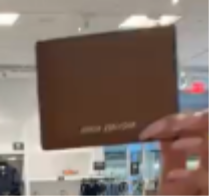 CARDHOLDER BROWN