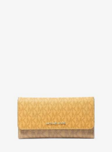 MICHAEL KORS LONG WALLET YELLOW