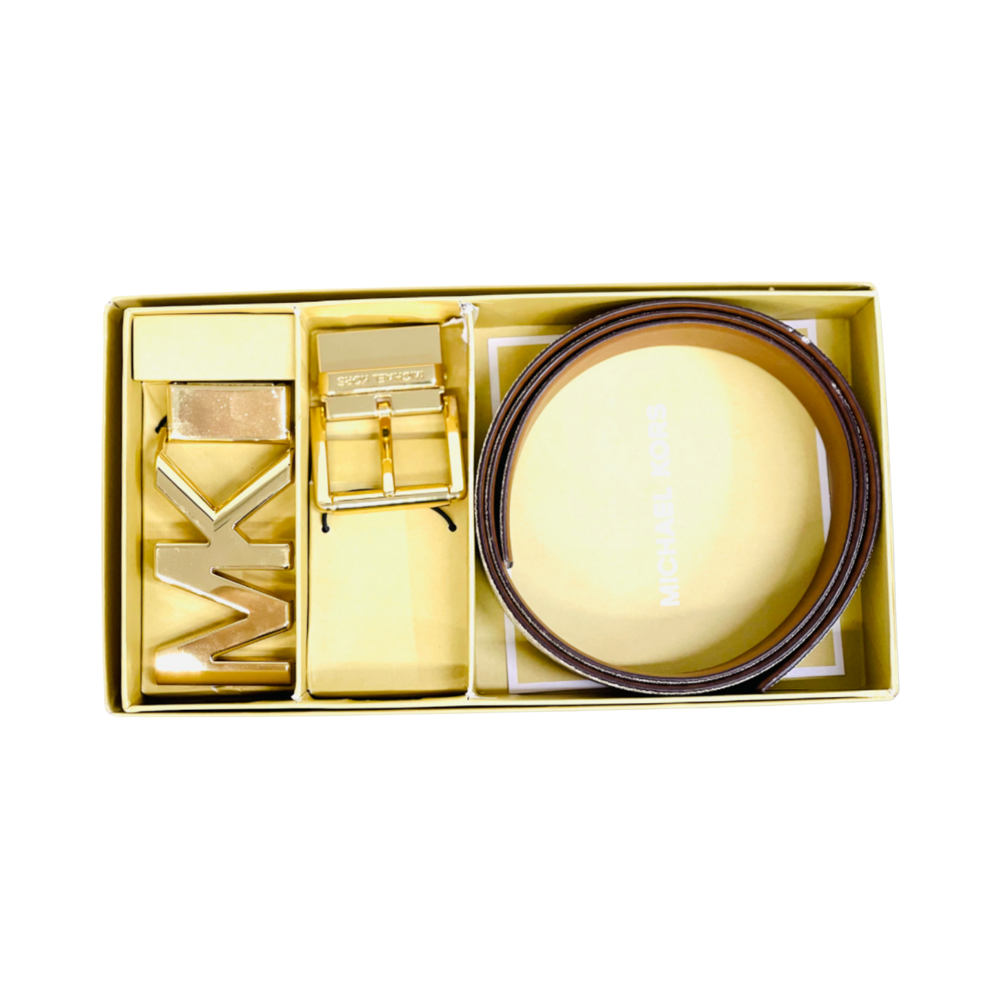 Michael Kors 4-in-1 Logo Box Belt Set