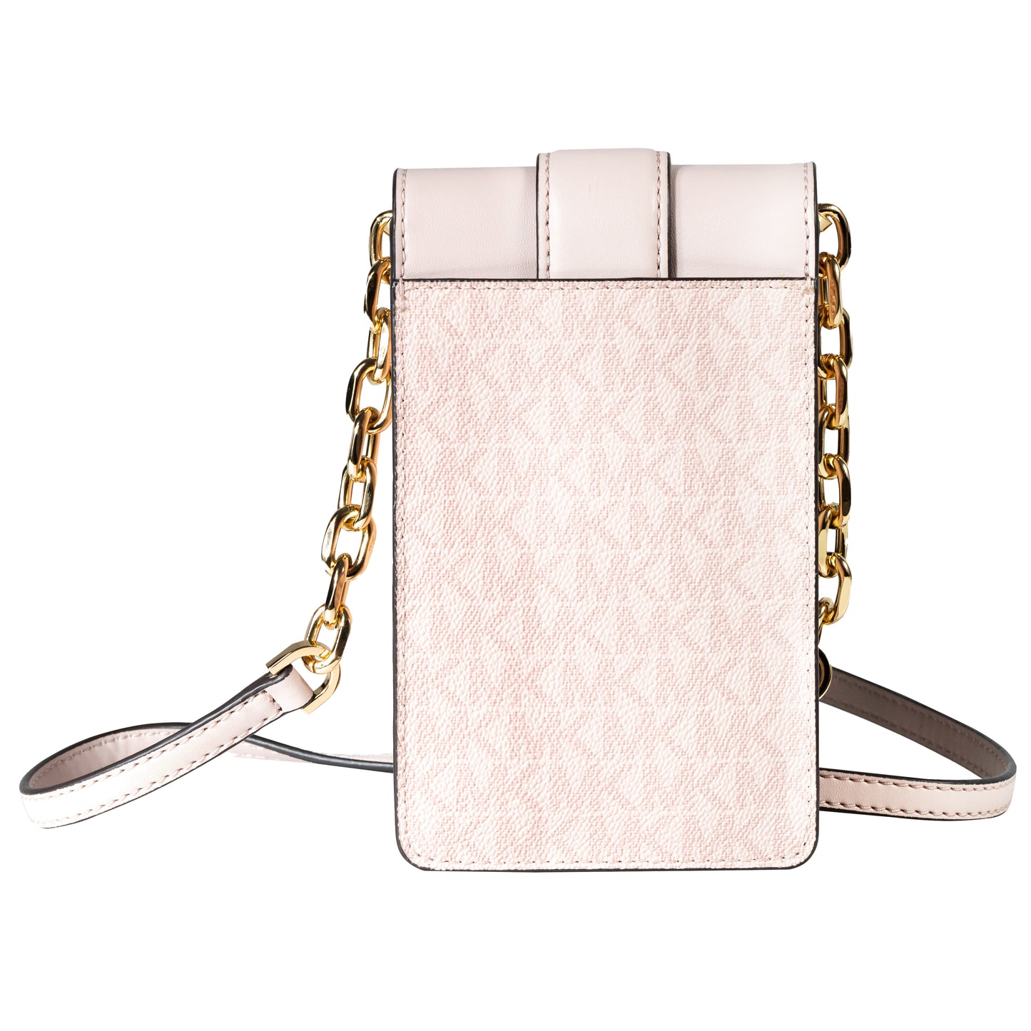 Michael Kors Carmen Small Logo Smartphone Crossbody Bag Dake Powder