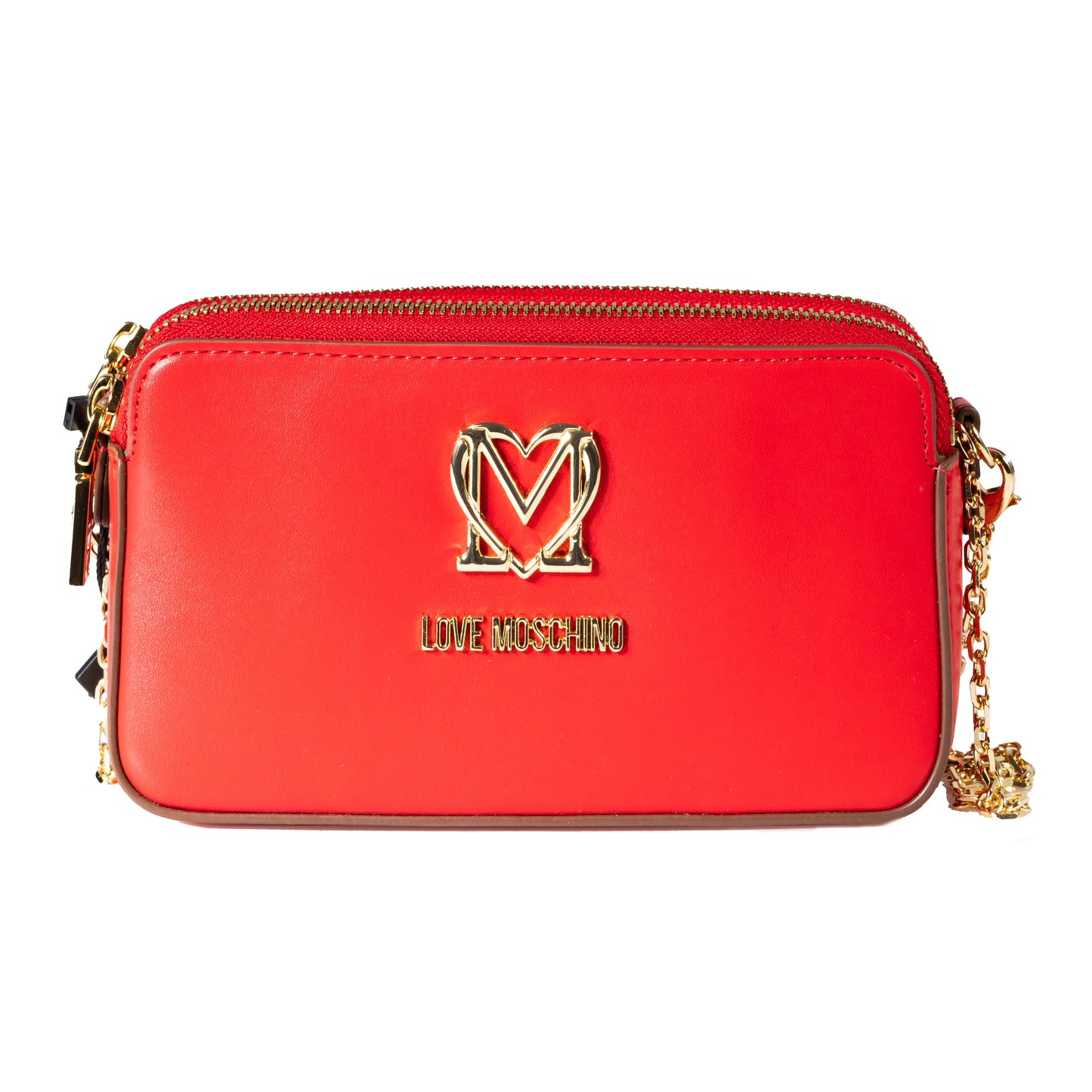 MOSCHINOJC5697PP0FKQ0500 PORTAF RED CROSSBODY