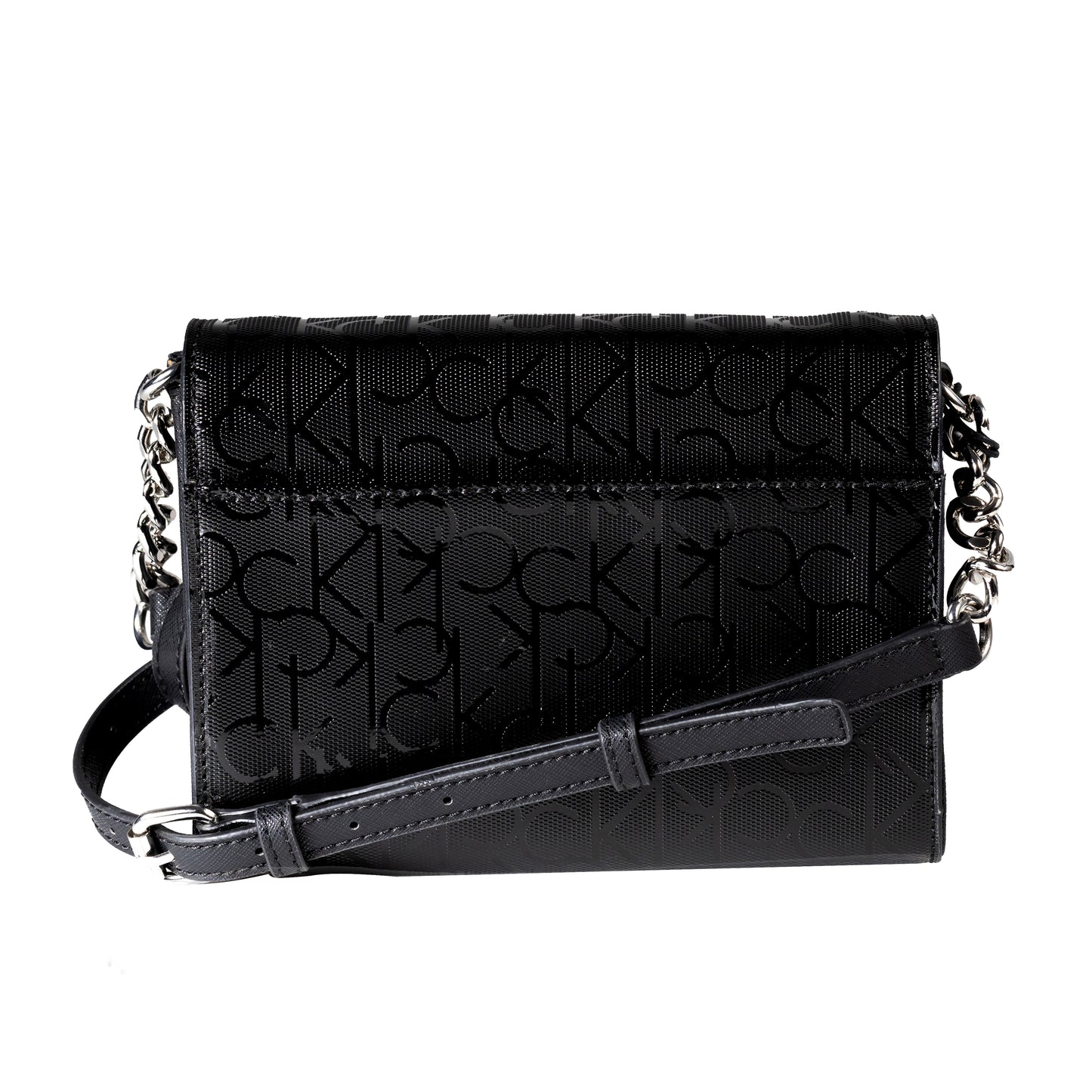 Calvin Klein Key Item Signature Organizational Flap Crossbody