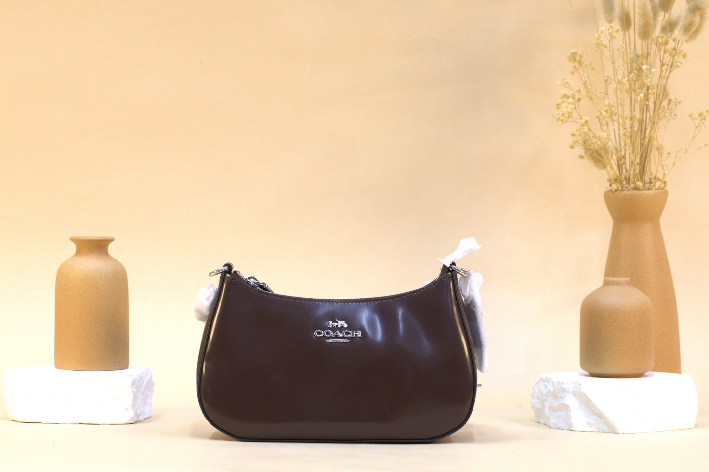 COACH CV938 TERI SHOULDER BAG MAPLE
