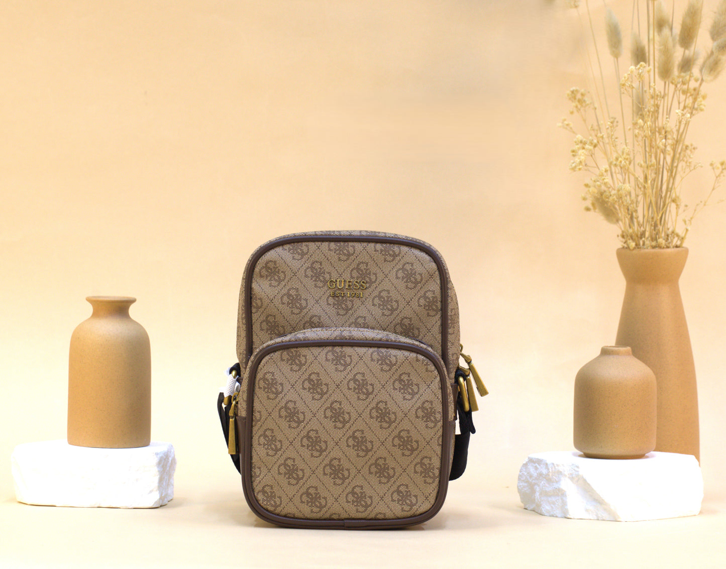 GUESS SB883991 KEITH CROSSBODY LATTE