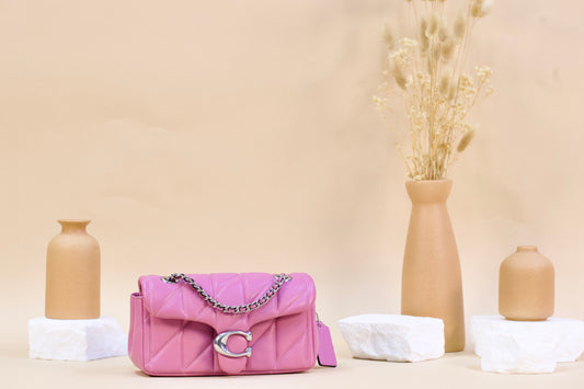 COACH CP149 QLT LTH TABBY SHOULDER BAG 20 FUCHSIA