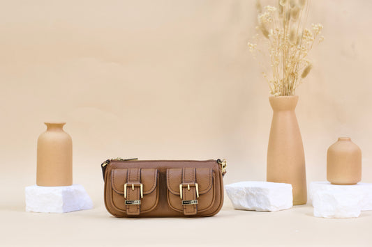 MICHAEL KORS 32S5GZCU1L ZOE SM CONV POUCHETTE LEATHER LUGGAGE