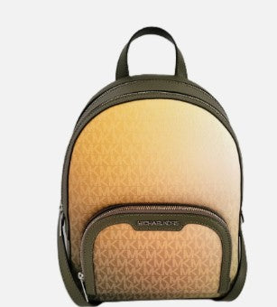 MICHAEL KORS 35F5S8TB8V JAYCEE MD ZIP PKT BACKPACK OLIVE MULTI