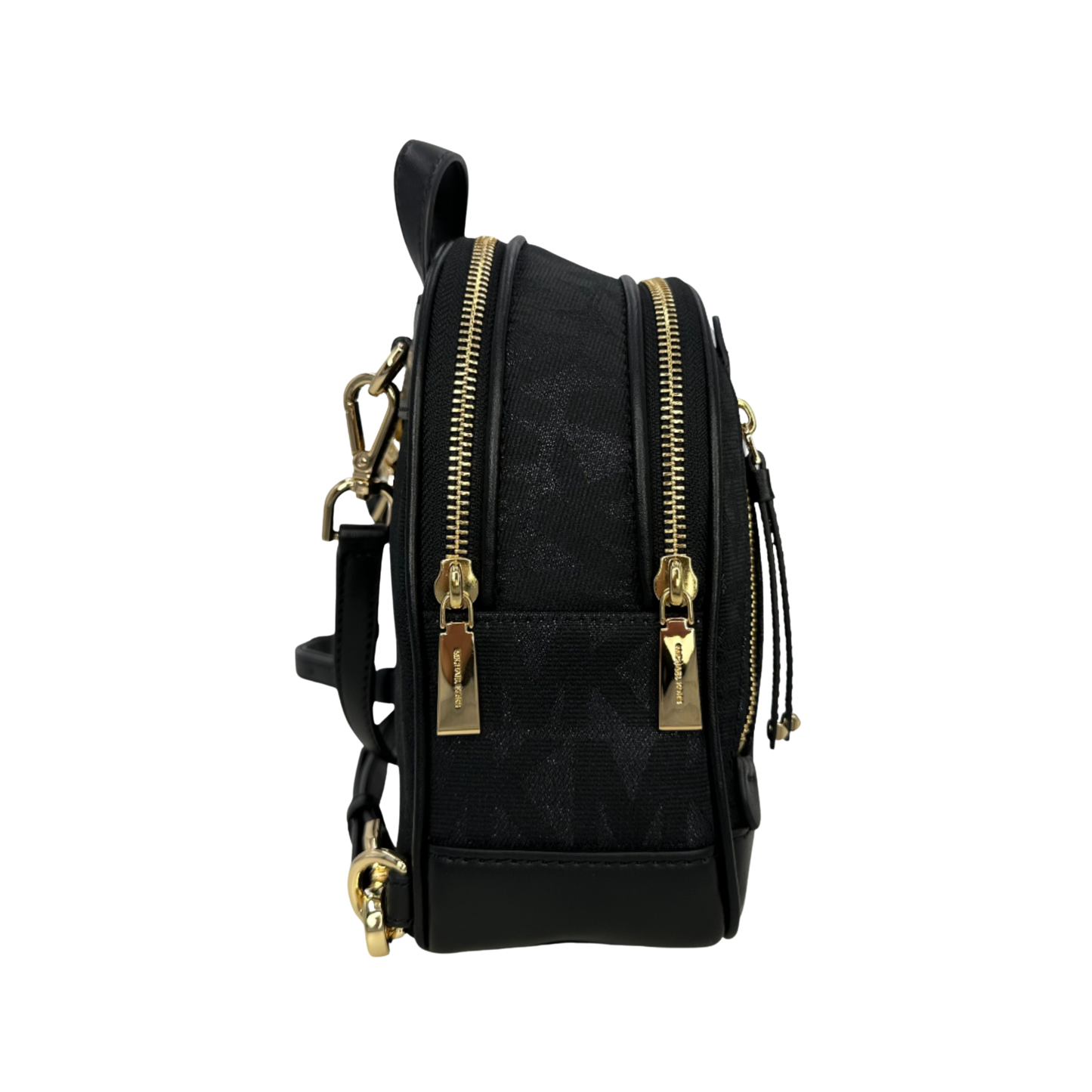 Michael Kors Brooklyn Extra Small Convertible Messenger Backpack - Black