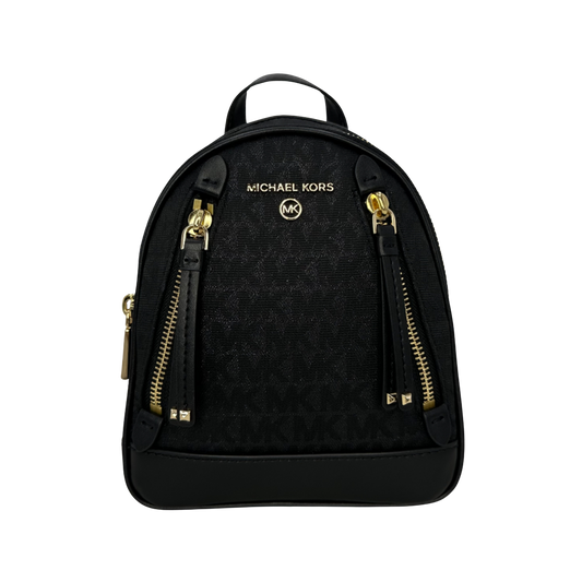 Michael Kors Brooklyn Extra Small Convertible Messenger Backpack - Black