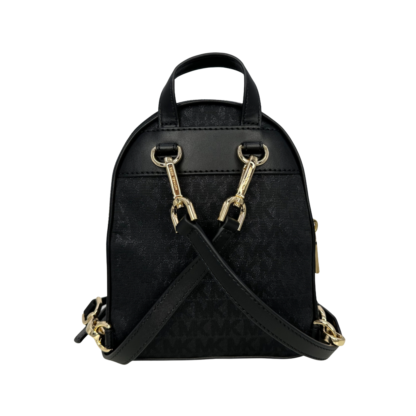 Michael Kors Brooklyn Extra Small Convertible Messenger Backpack - Black