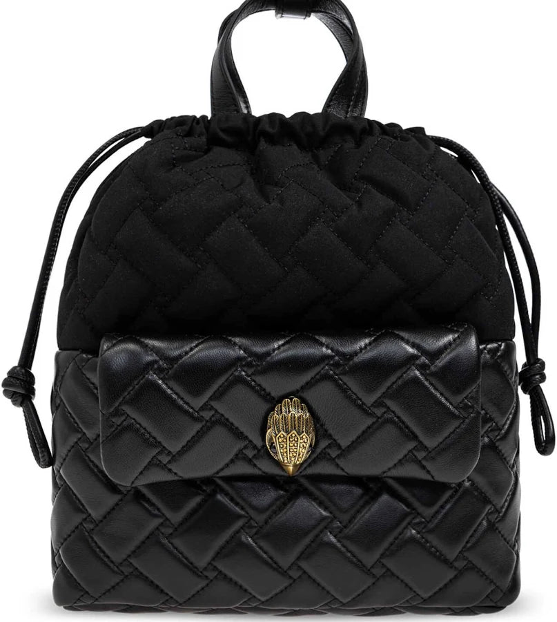 KURT GEIGER KENSINGTON STRING BACKPACK BLACK