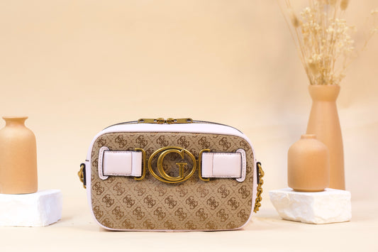 GUESS - Aviana Camera Bag - Latte/Lilac - JB841414