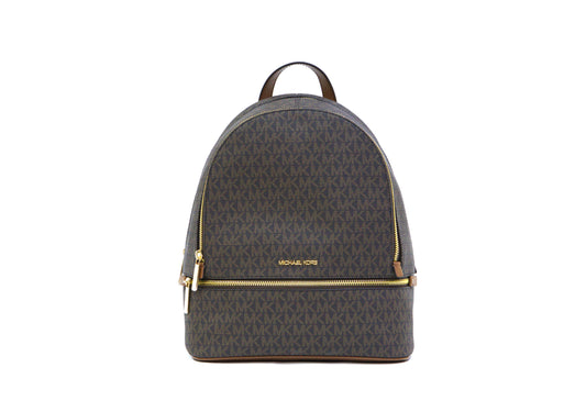 MICHAEL KORS 35S5GRAB2B RHEA MD ZIP BACKPACK BROWN