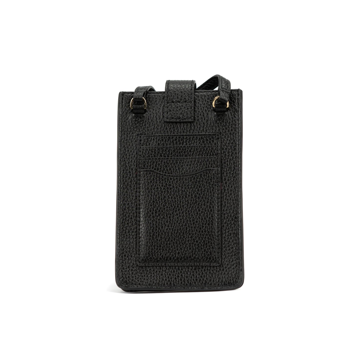 Marc Jacobs Groove Leather Phone Crossbody Bag - Black