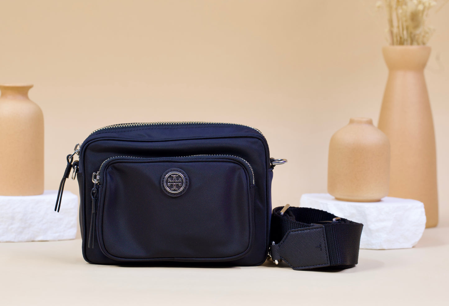 TORY BURCH 84996 VIRGINIA MINI CROSSBODY BLACK