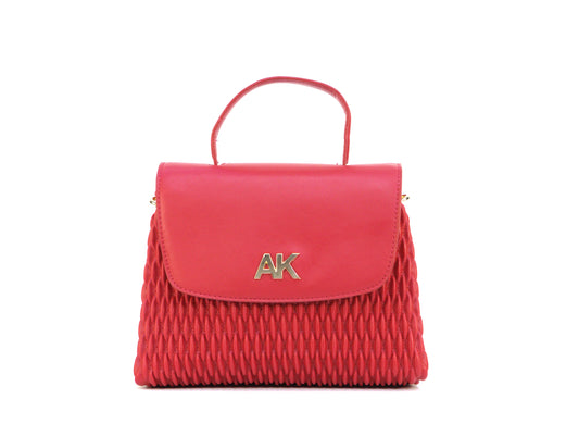 ANNE KLEIN AKH5357 TOP HANDLE SATCHEL CRIMSON