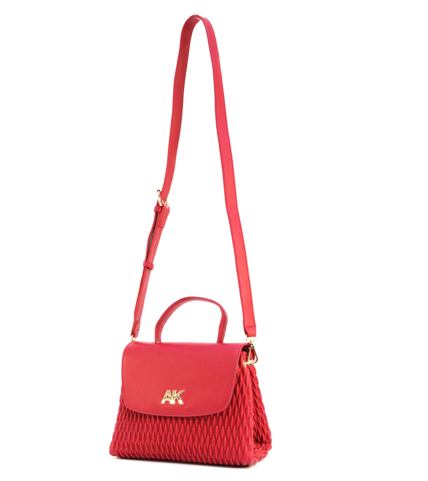 ANNE KLEIN AKH5357 TOP HANDLE SATCHEL CRIMSON