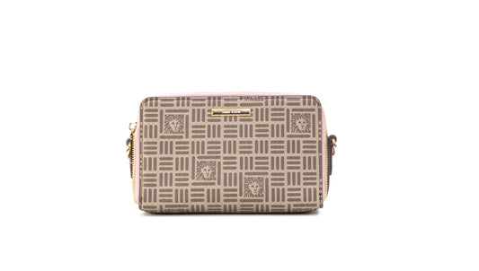 ANNE KLEIN LOGO AKH4890 LOGO CAMERA CROSSBODY DUSTY ROSE