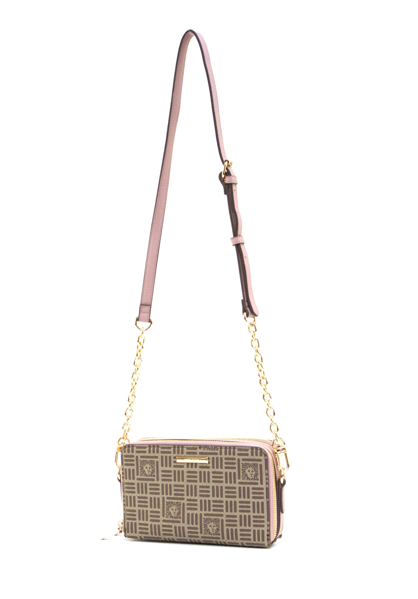 ANNE KLEIN LOGO AKH4890 LOGO CAMERA CROSSBODY DUSTY ROSE