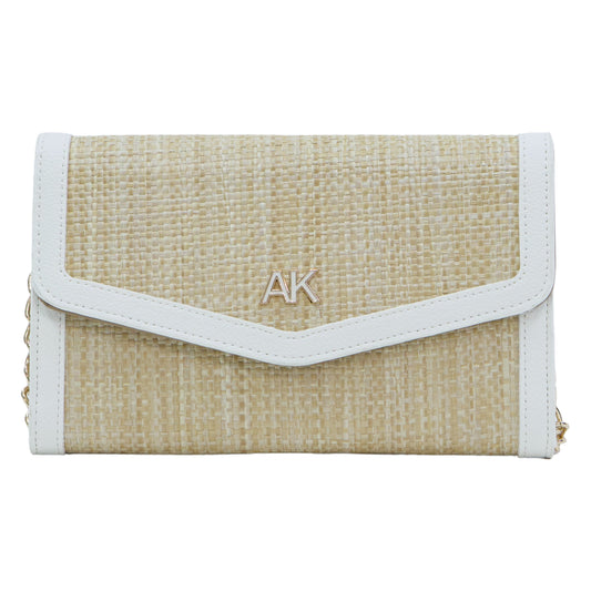 ANNE KLEIN AKH5654 WALLET ON A CHAIN WHITE