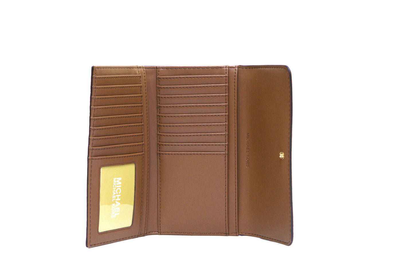 Michael Kors Jet Set Travel Large Trifold - Brown Wallet