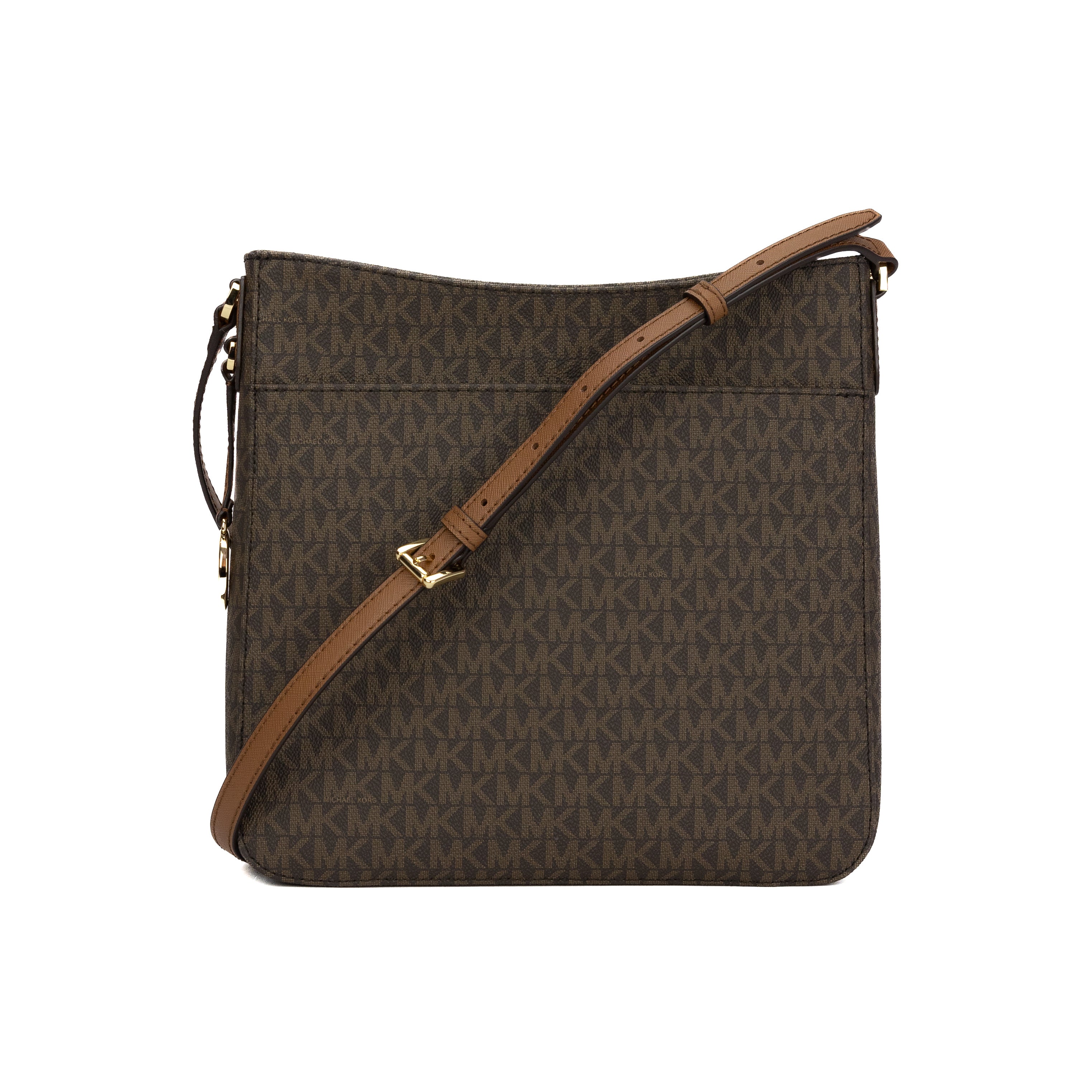 Michael kors brown messenger bag hotsell