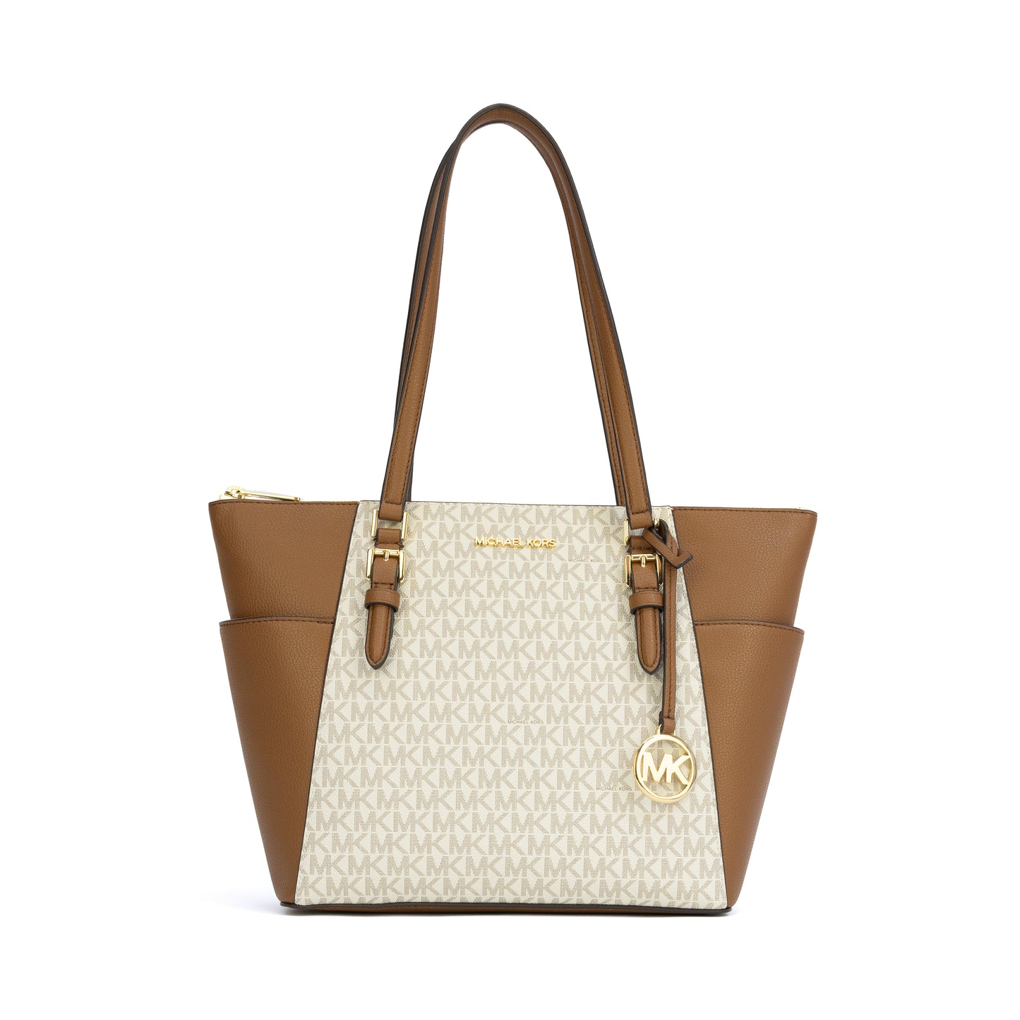 MICHAEL KORS 35T0GCFT3B CHARLOTTE TOTE VANILLA