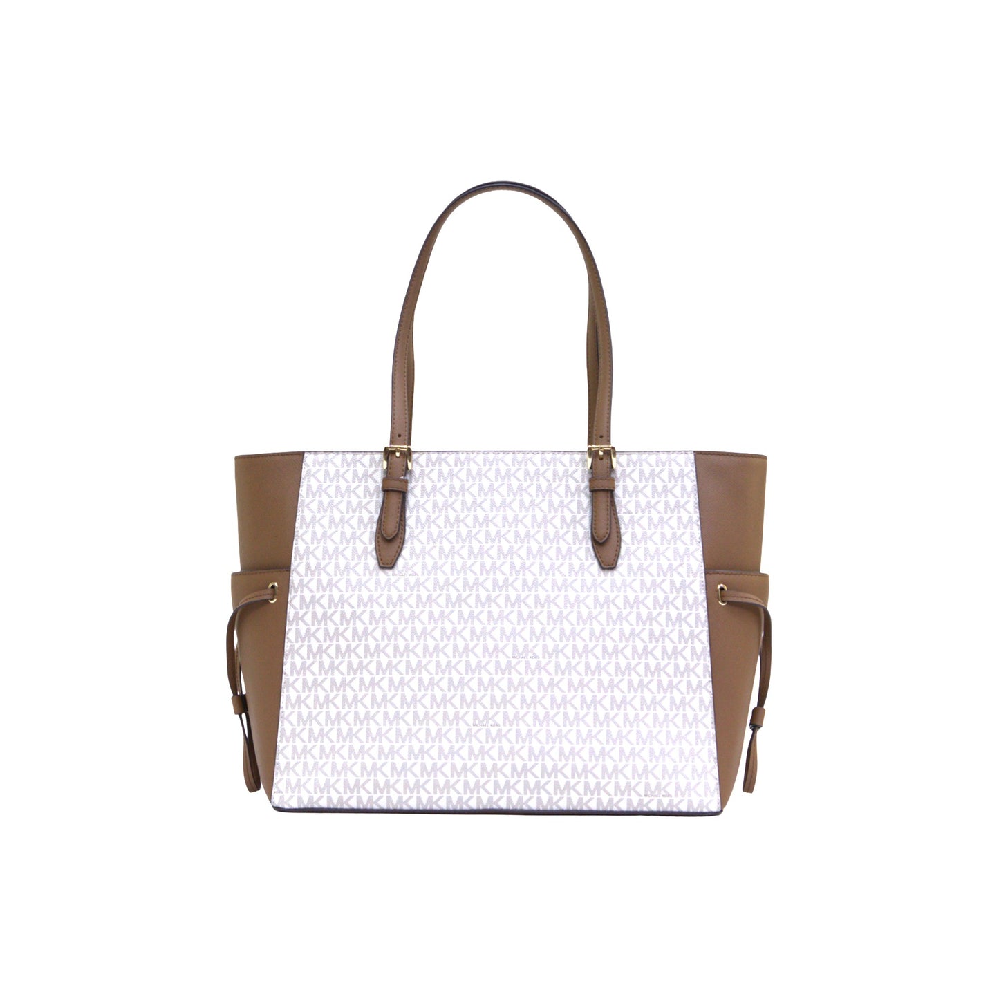 MICHAEL KORS 35S1G2GT7B GILLY LG DRWSTG TRVL TOTE VANILLA