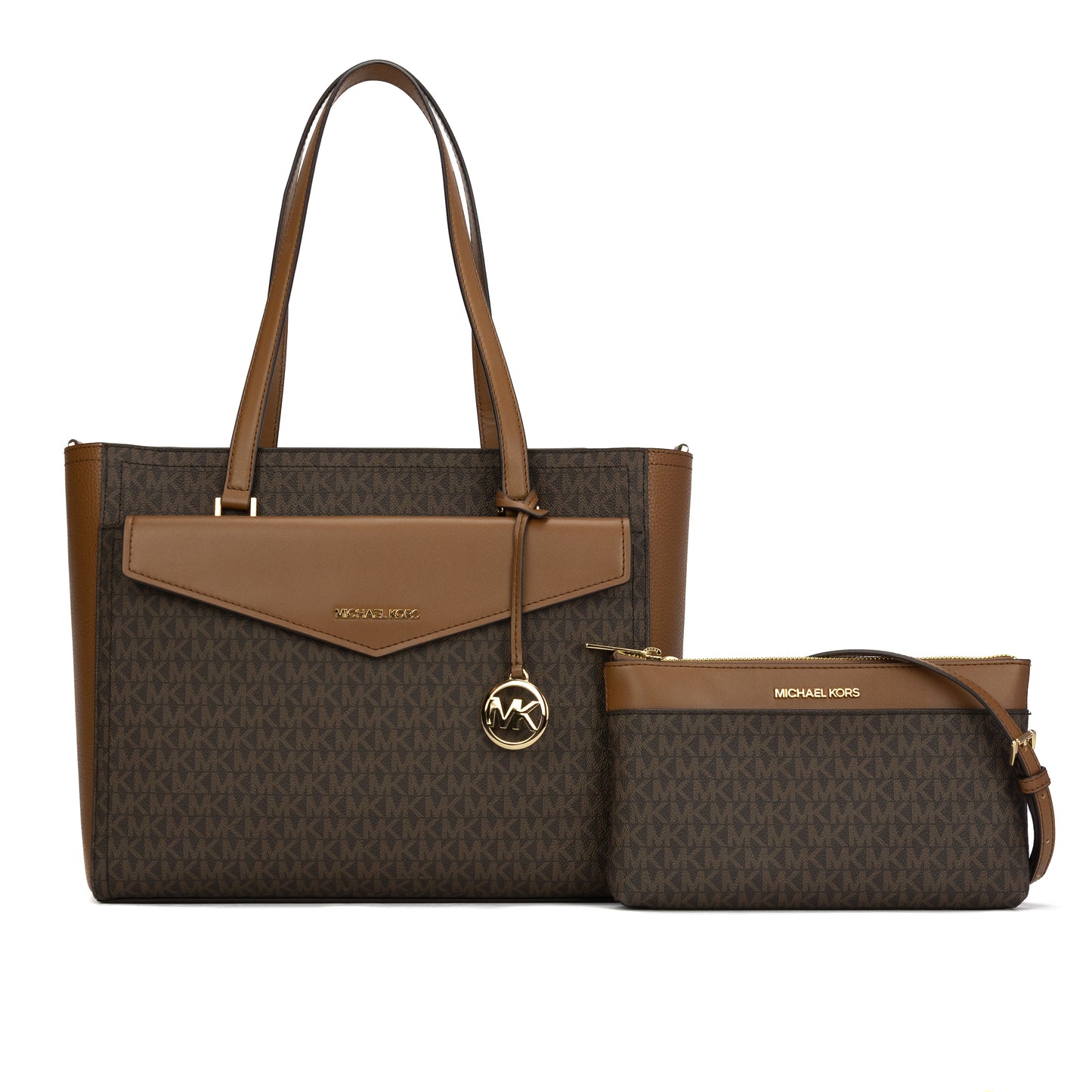 MICHAEL KORS 35T1G5MT7B MAISIE TOTE 3IN1 BROWN