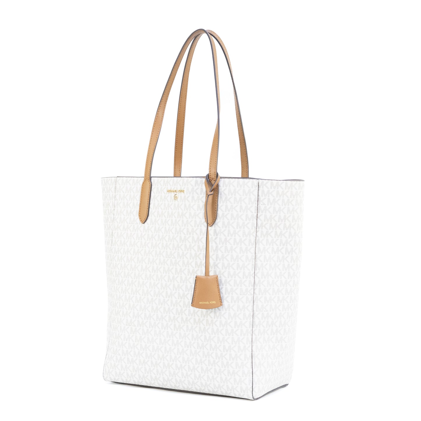 MICHAEL KORS 30T1G5ST9B SINCLAIR LG NS SHOPPER TOTE VANILLA ACORN