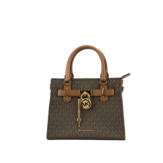 Michael Kors - Hamilton Small Satchel - Brown - 35F1GHMS1B