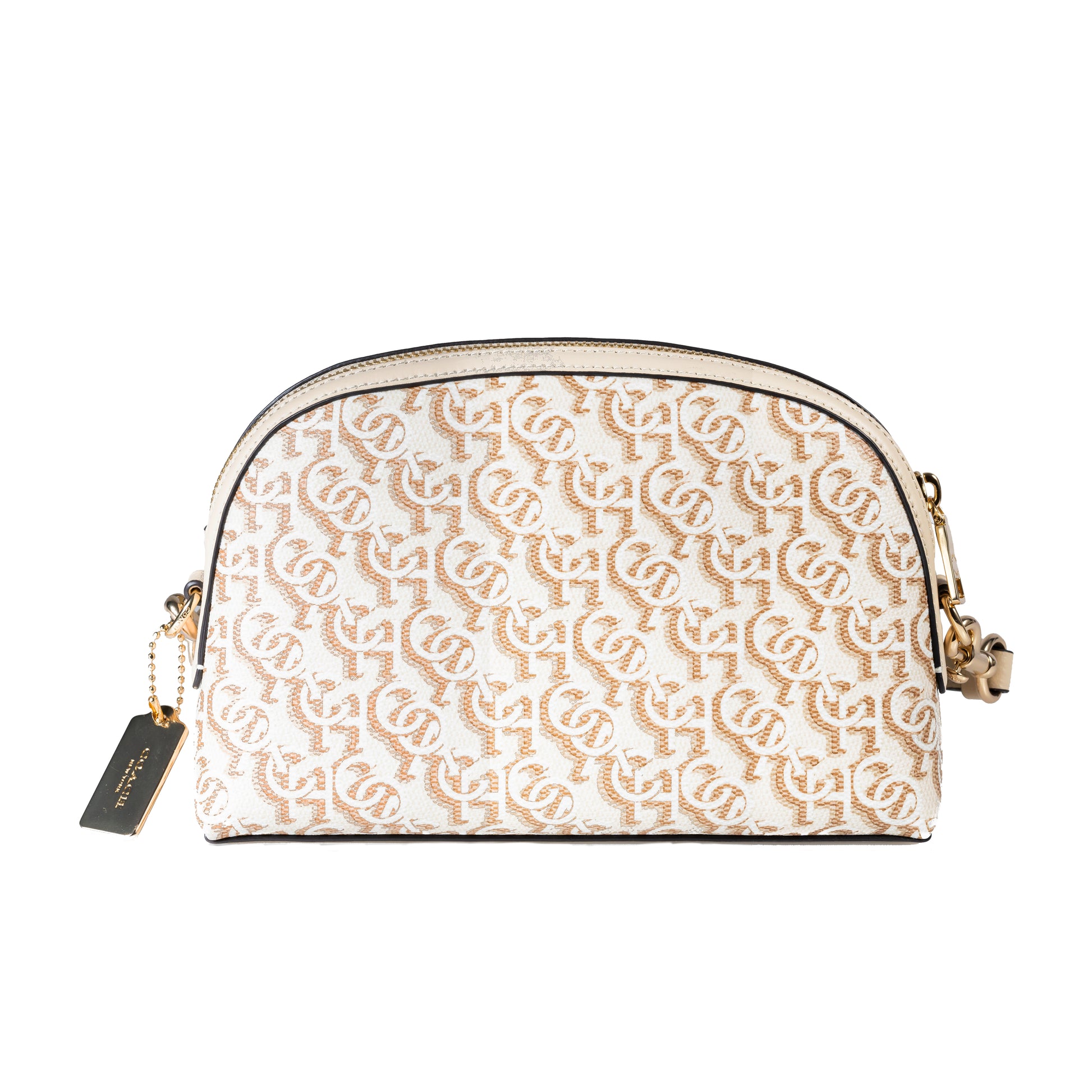 Madi Crossbody With Coach Monogram Print Printed Coated Canvas and Smooth Leather Construction Inside Multifunction Pocket Zip Closure, Fabric Lining Detachable Strap with a 55.90 cm Drop