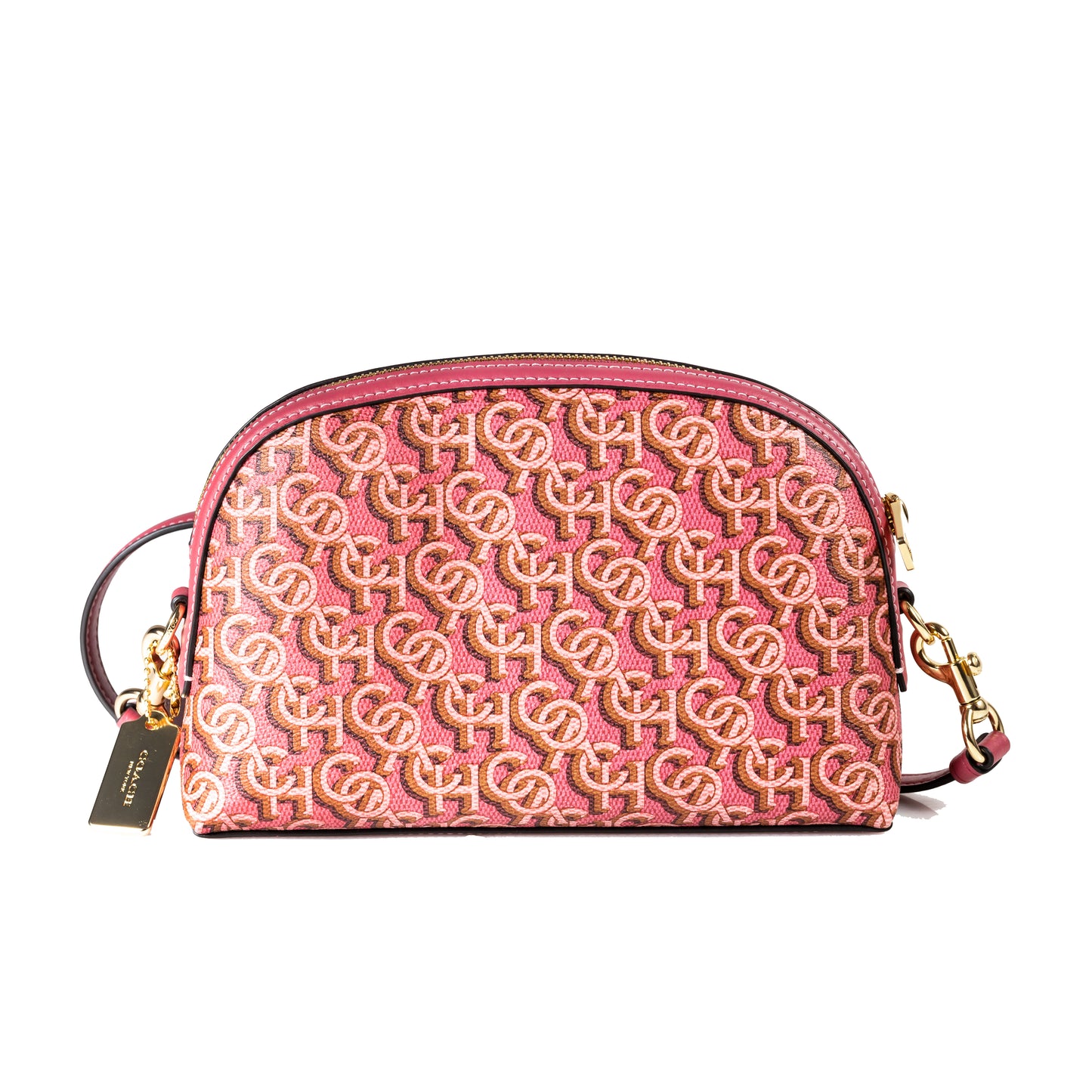 Madi Crossbody With Coach Monogram Print Printed Coated Canvas and Smooth Leather Construction Inside Multifunction Pocket Zip Closure, Fabric Lining Detachable Strap with a 55.90 cm Drop