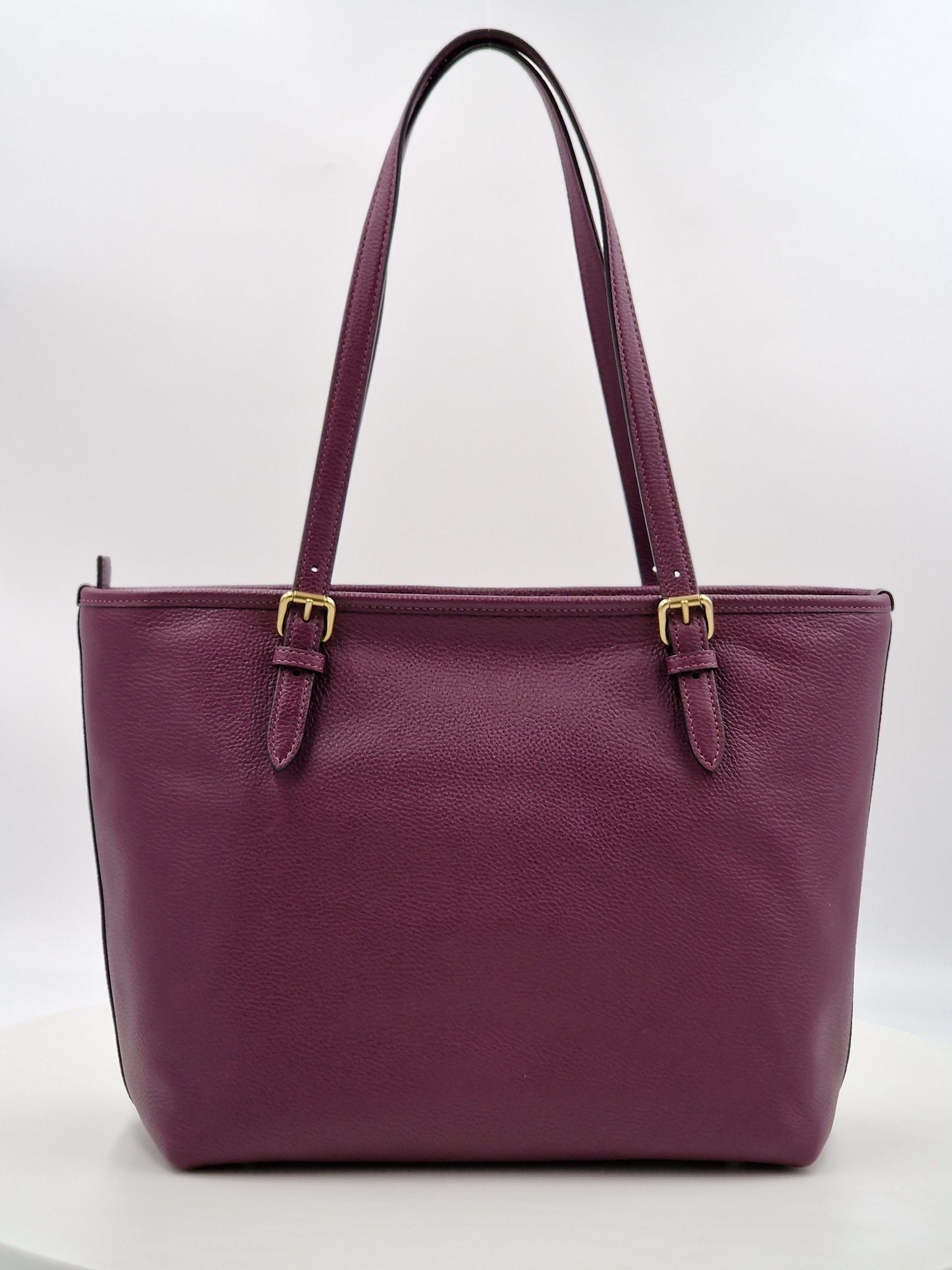 Coach Taylor Tote in Deep Plum