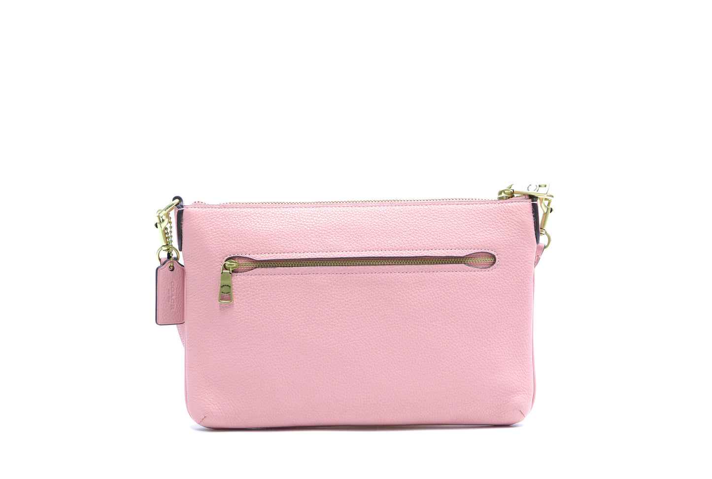 COACH C3376 B4S9M PEBBLED LEATHER POLLY BUBBLEGUM